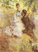Pierre Renoir Idylle France oil painting reproduction